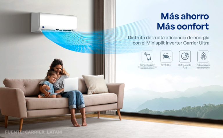 Aire Acondicionado Split Pared Frio Solo ON OFF CARRIER 24 000 BTU/HR - Imagen 4